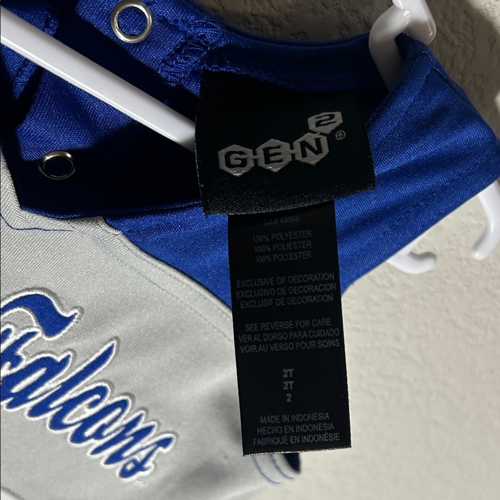 Air Force Kids Cheerleading dress - Picture 2 of 3